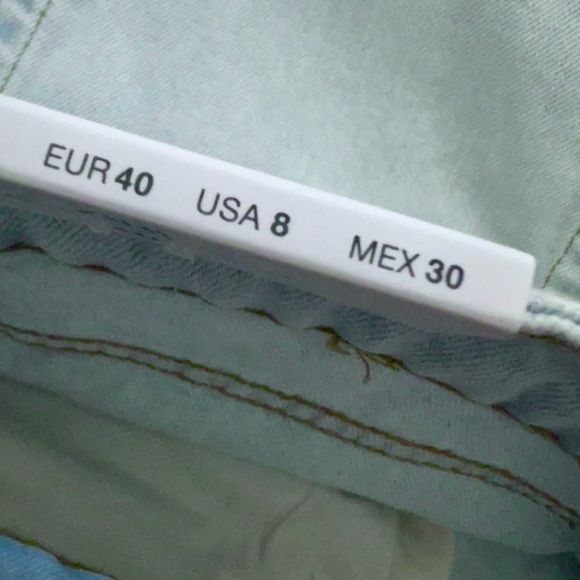 NWT Zara Black Blue Jeans - Picture 7 of 7